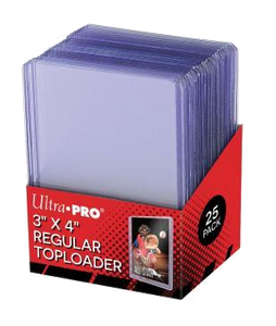 Ultra Pro: 3" X 4" Clear Regular Toploader 25ct